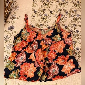 Floral Print Women's Top